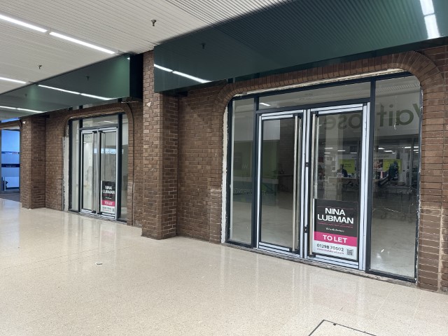 Retail or Office Units to Let in Buxton within The Springs Shopping Centre (Nr Waitrose & YTC)