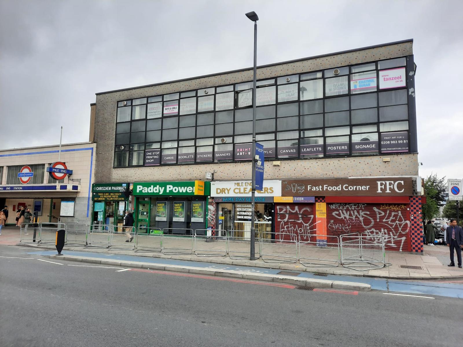 Prime Commercial Premises To Let – Directly Above Mile End Tube Station, London E3 – Ideal for Education, Training & Offices – Class F1/D1